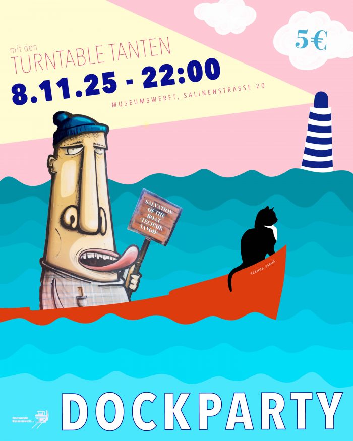 Einladung zu einer Party am 8.11. im Heineschuppen.